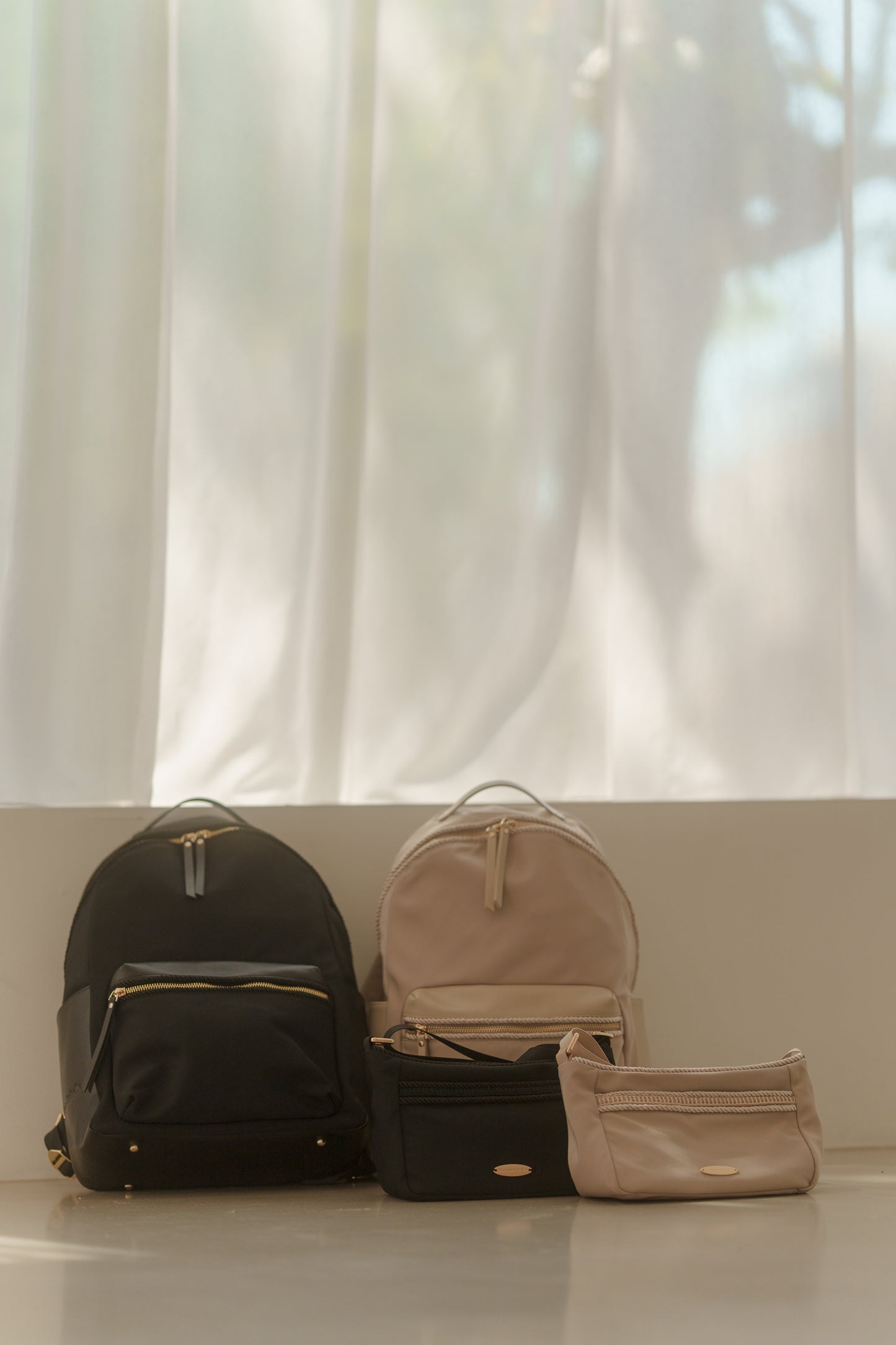 ツイストコードショルダーバッグ【リサイクルポリエステル】