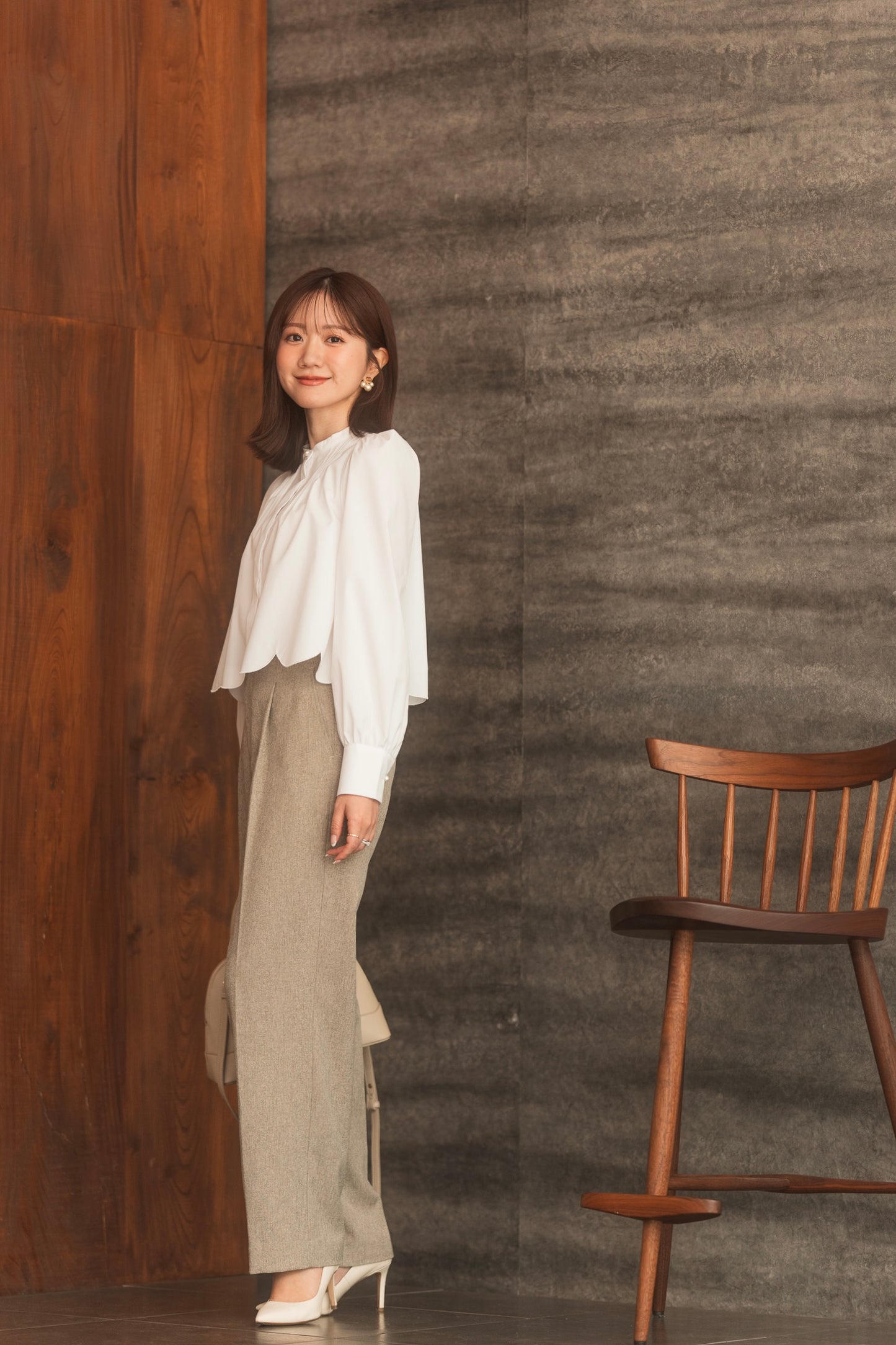 【Ayaneコラボ】スカラップヘム3WAYブラウス【5/16発売】<予約商品>
