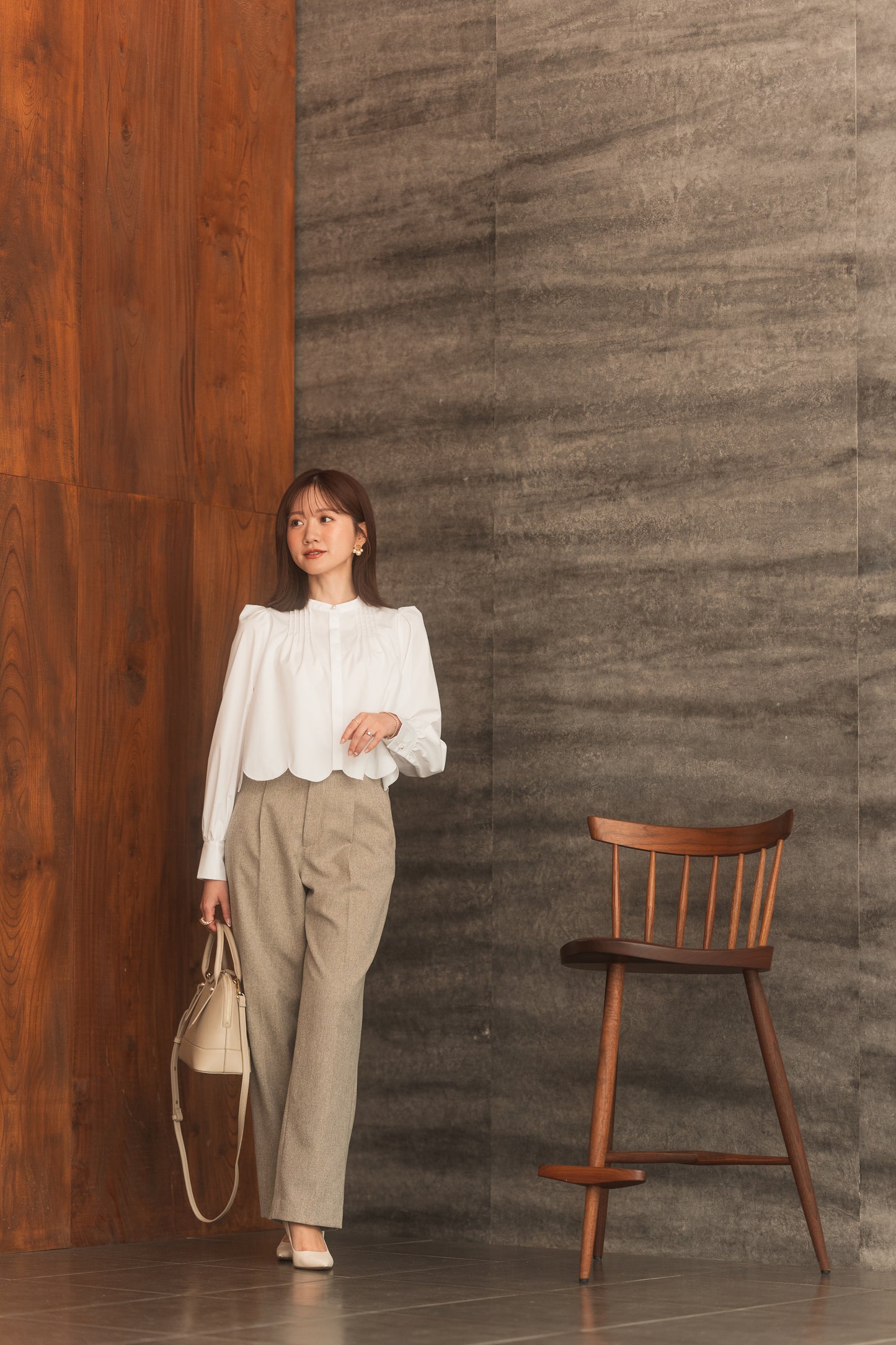 【Ayaneコラボ】スカラップヘム3WAYブラウス【5/16発売】<予約商品>