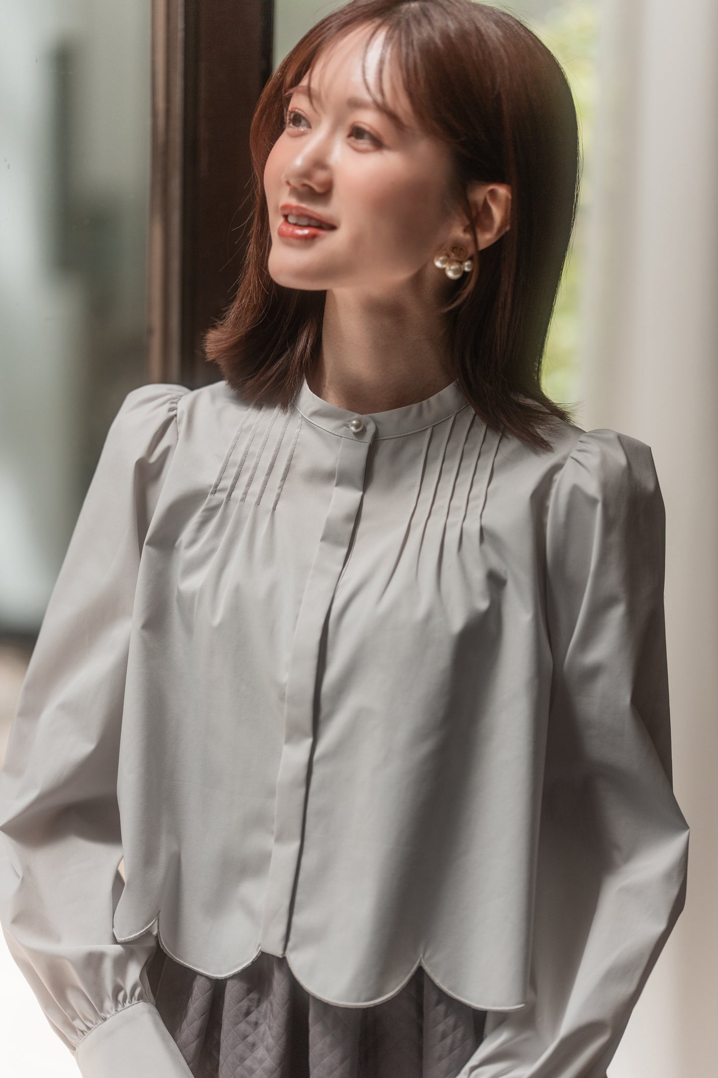 【Ayaneコラボ】スカラップヘム3WAYブラウス【5/16発売】<予約商品>