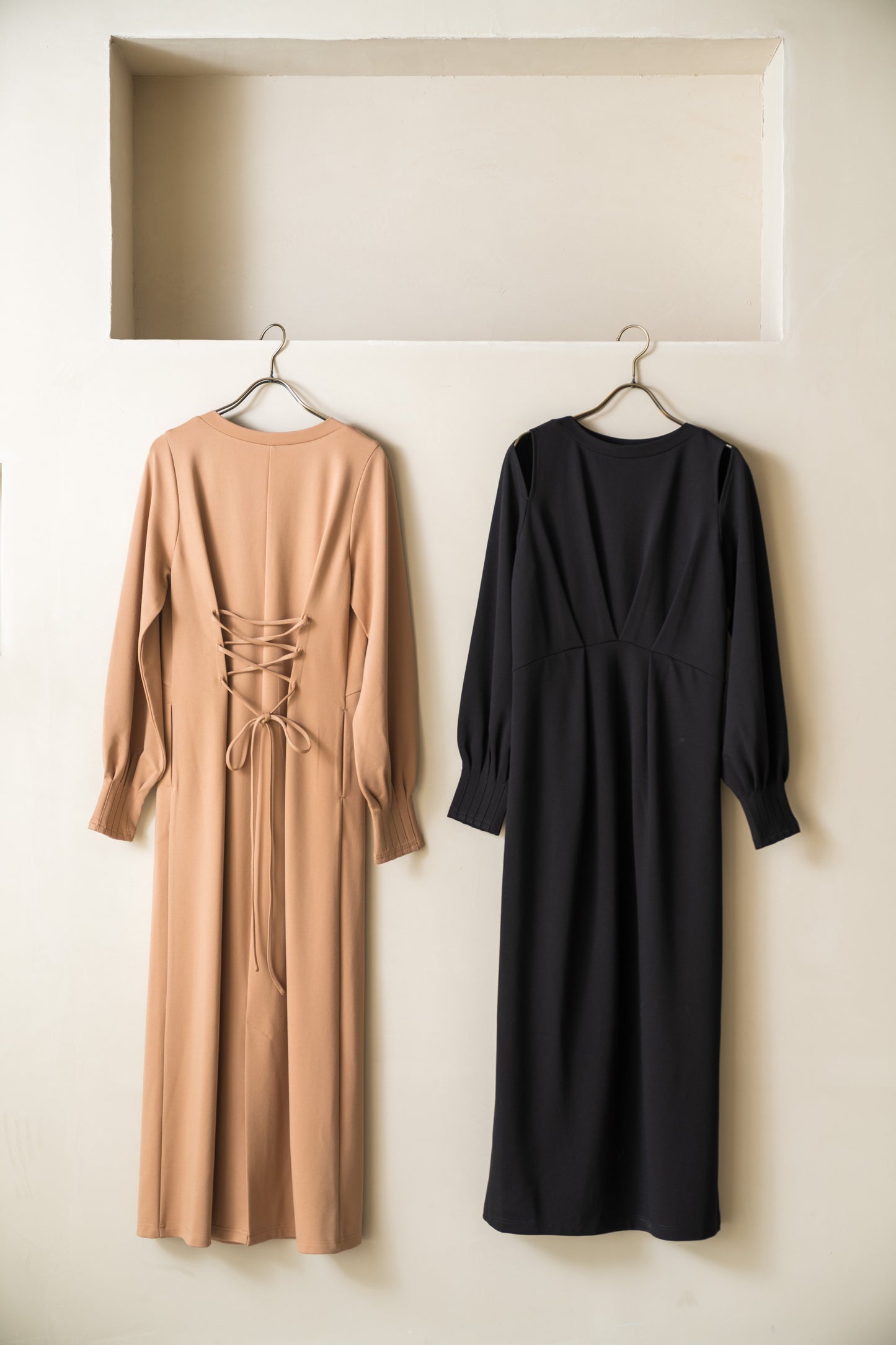 Back Lace Up Cut Sew One Piece