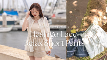 Hashigo Lace Relax Short Pants