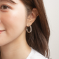 エシェルフープピアス / イヤリング