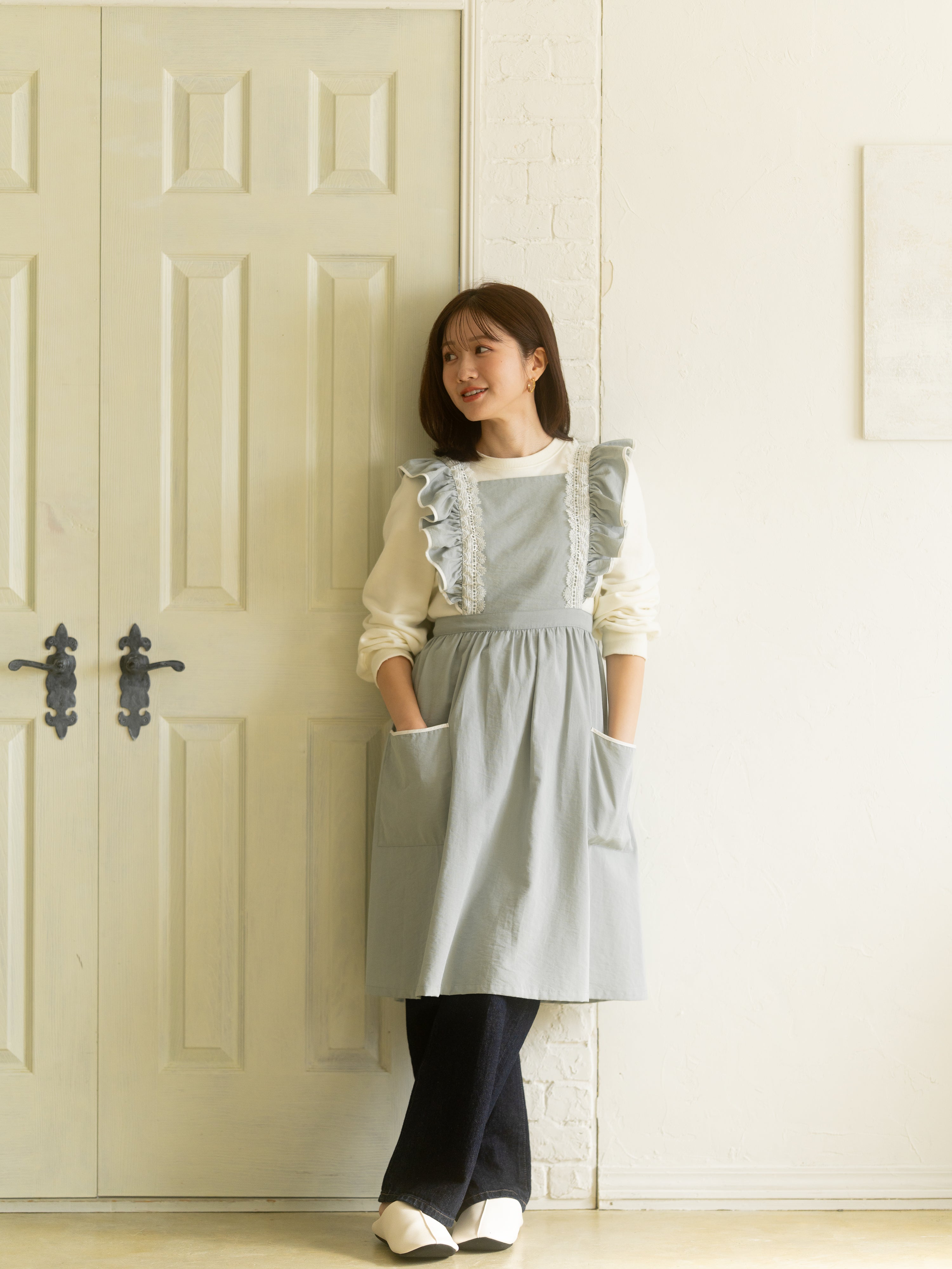 Maison Echelle アミュレット・フリラス エプロン まぁコラボ まあコラボ】Amulette Frillace - アミュレット・フリラス- – Maison