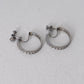 エシェルフープピアス / イヤリング