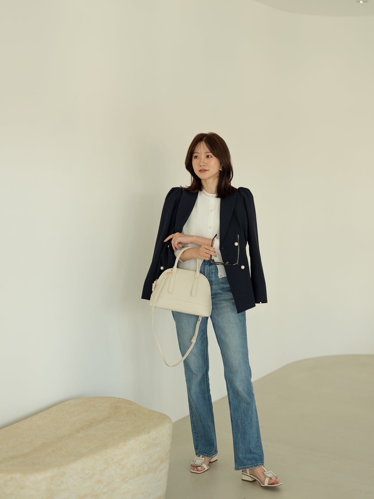 ハシゴトリムカーディガン