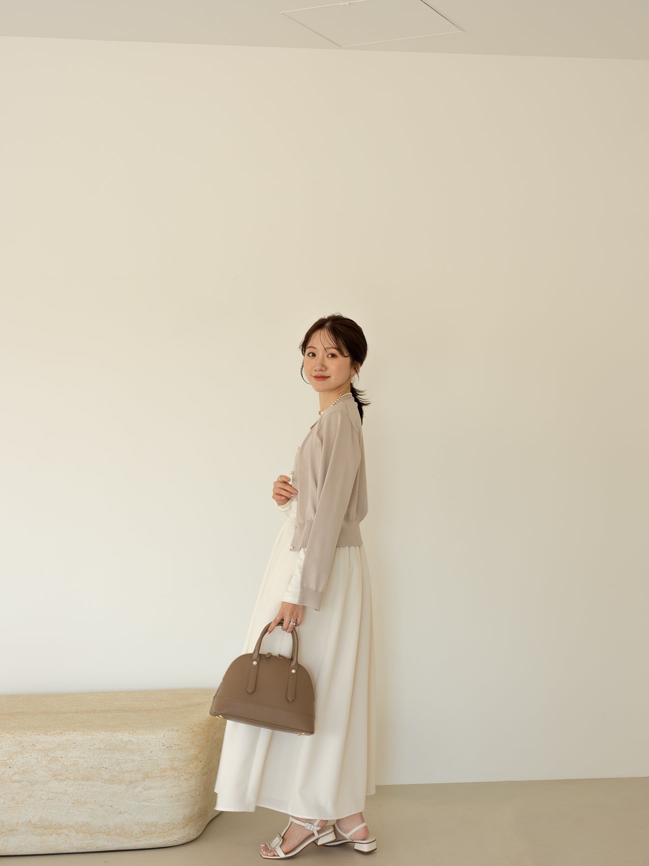 ハシゴトリムカーディガン