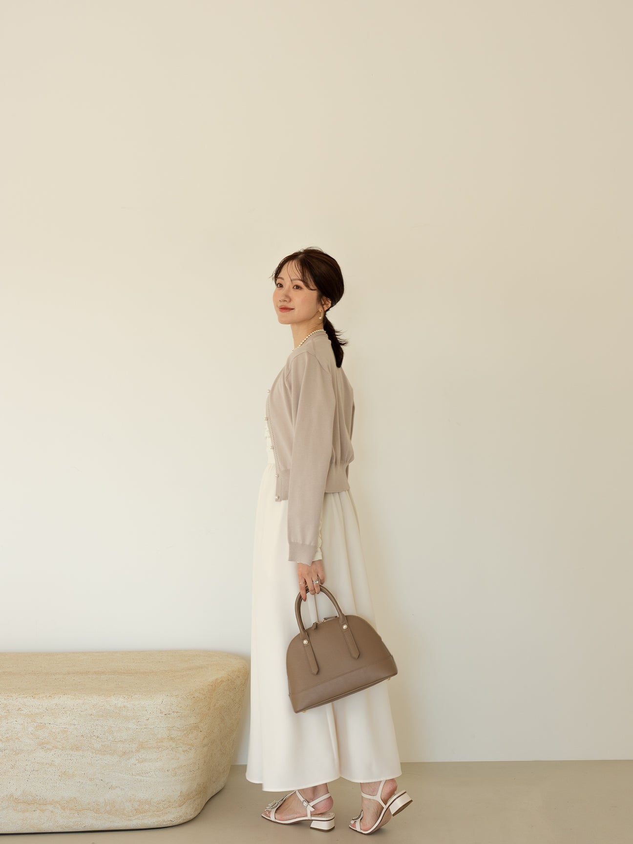 ハシゴトリムカーディガン