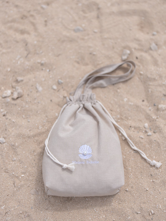 ＜ノベルティ用※購入不可＞26 Summer Collection  Novelty｜パールインシェル巾着バッグ