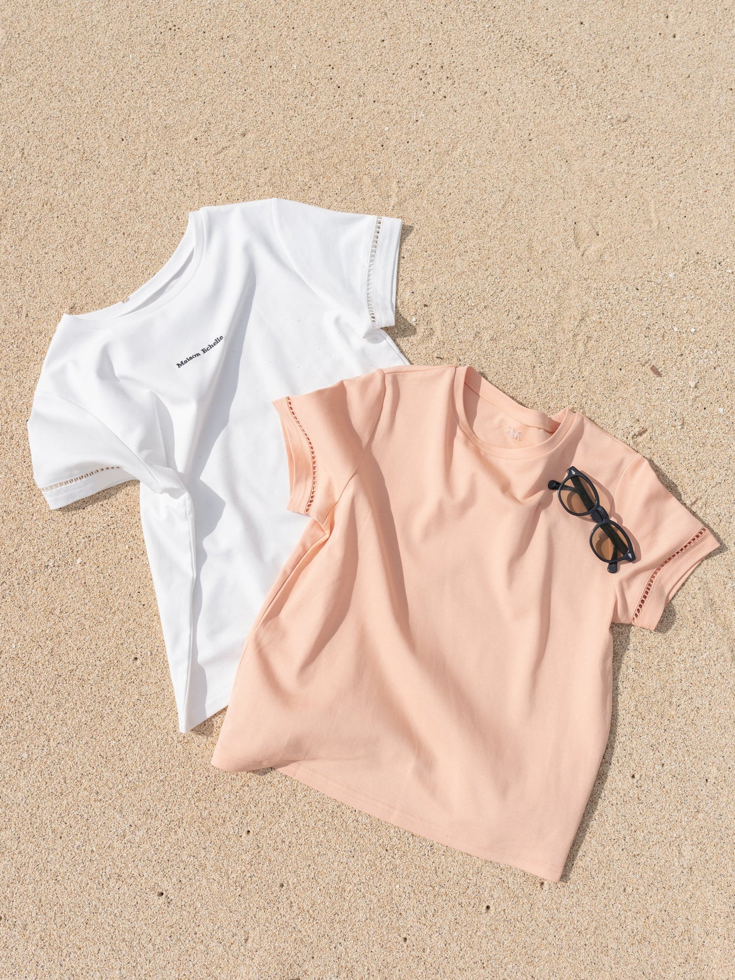 ハシゴレースロゴTシャツ【COOLMAX】
