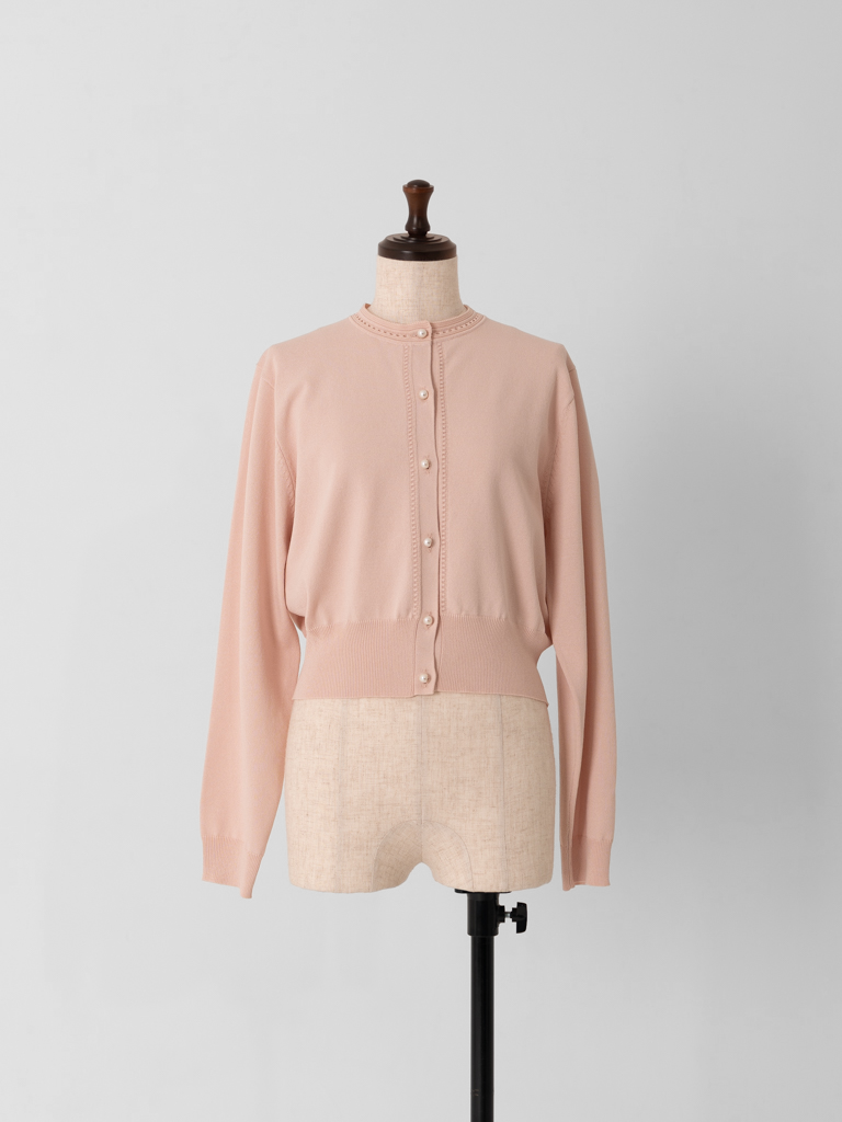 ハシゴトリムカーディガン