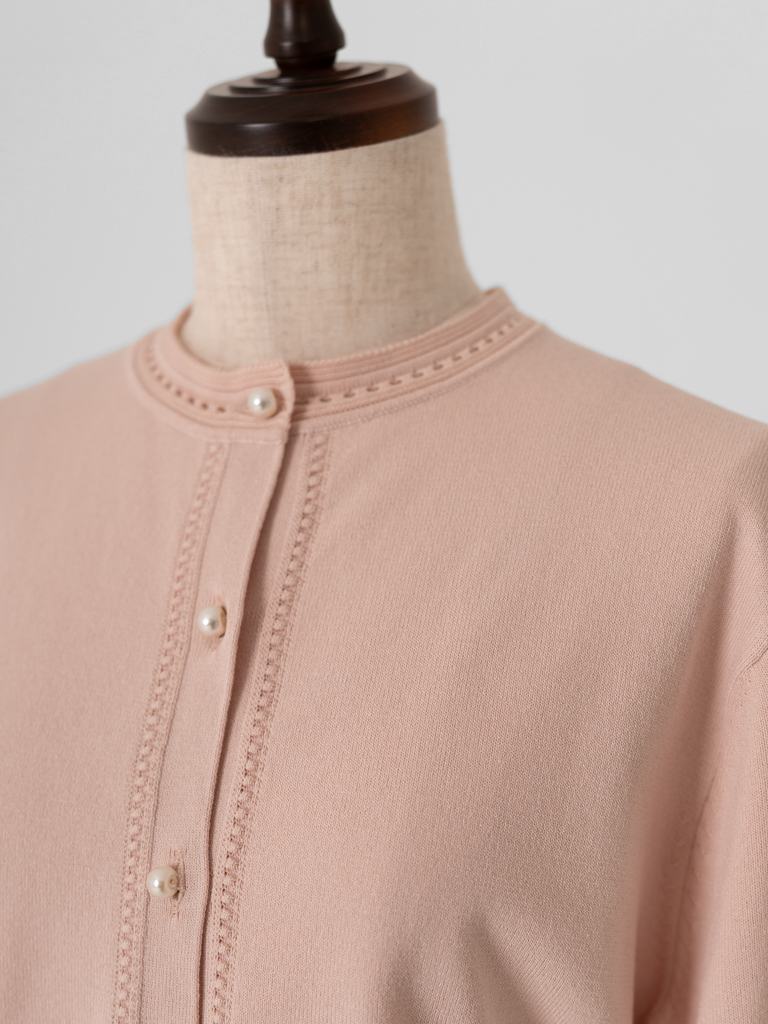 ハシゴトリムカーディガン