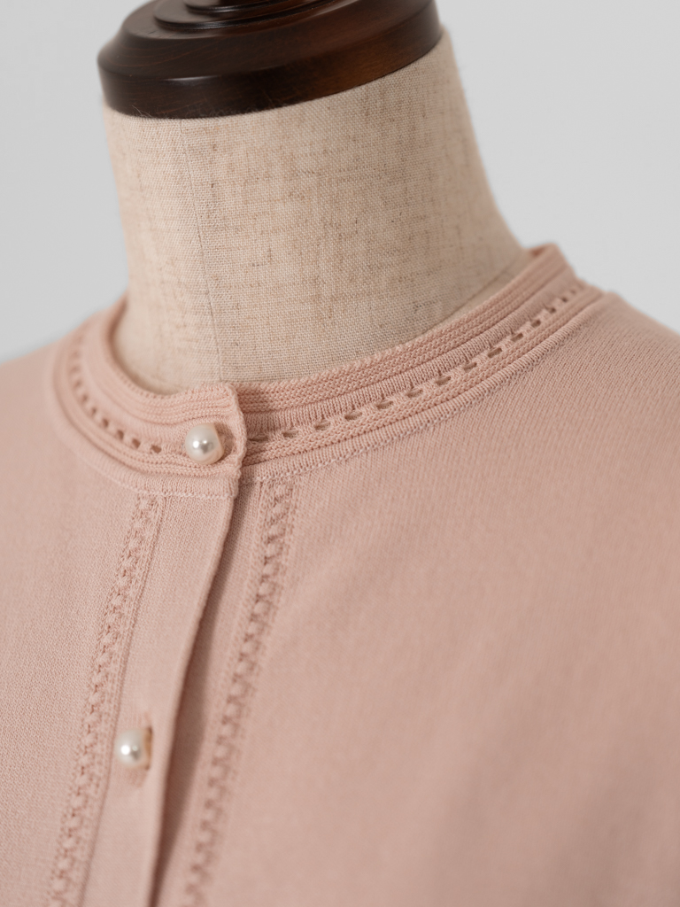 ハシゴトリムカーディガン