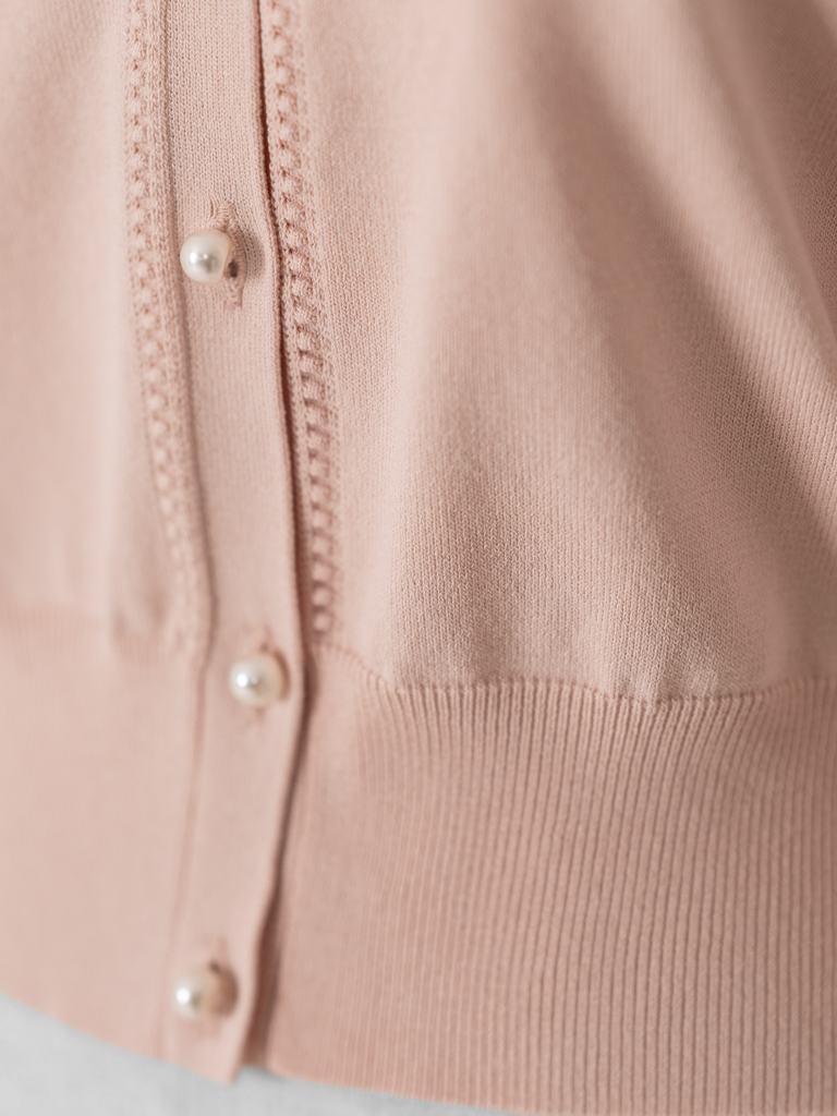 ハシゴトリムカーディガン