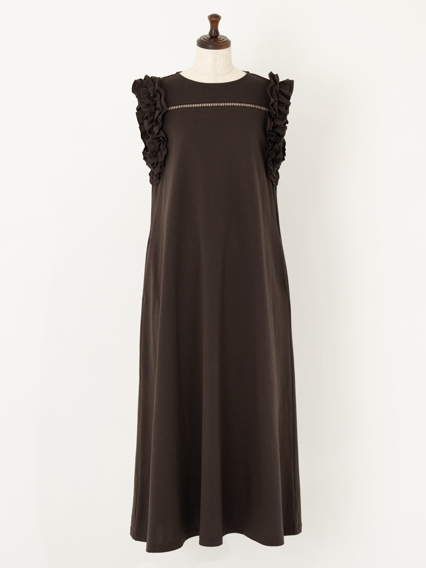 リラックスフリルワンピース【COOLMAX】