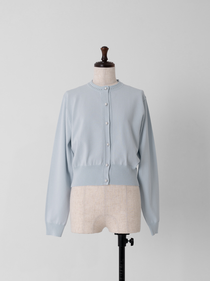 ハシゴトリムカーディガン