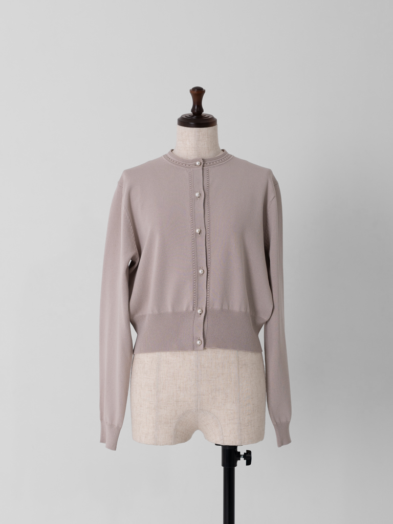 ハシゴトリムカーディガン