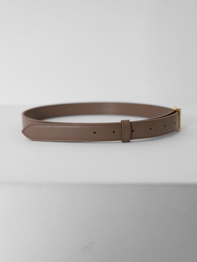 エコレザーゴールドバックルベルト