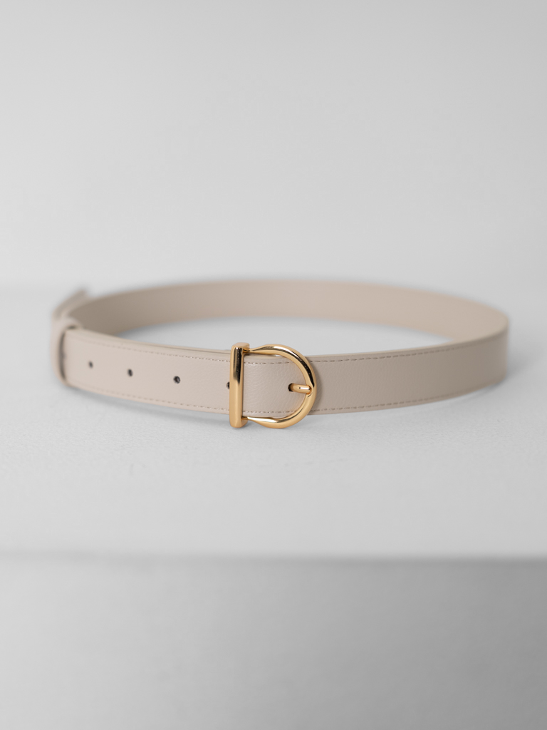 エコレザーゴールドバックルベルト