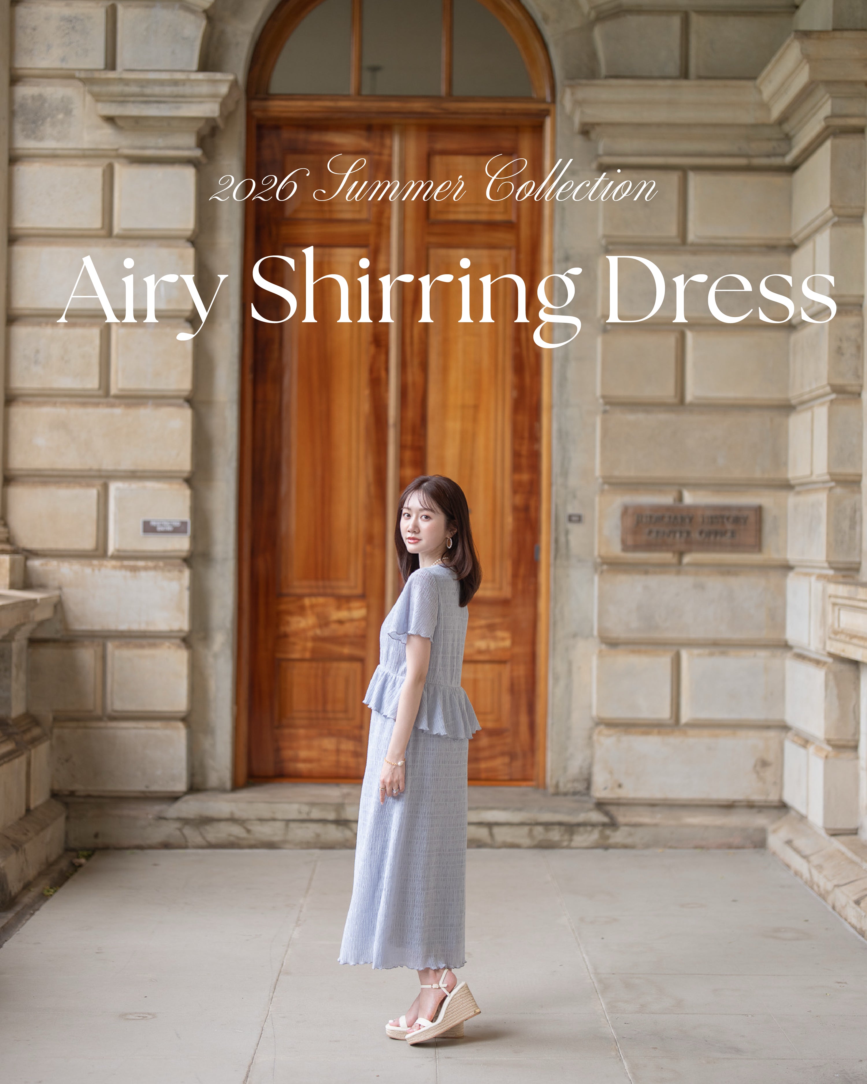 Airy Shirring Dress – Maison Echelle
