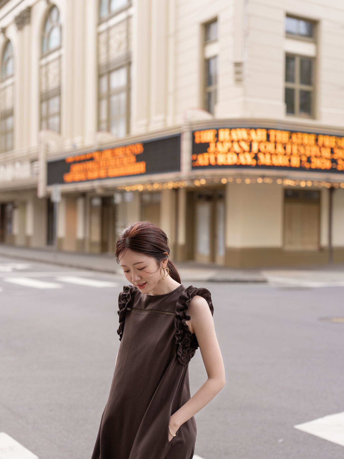 リラックスフリルワンピース【COOLMAX】