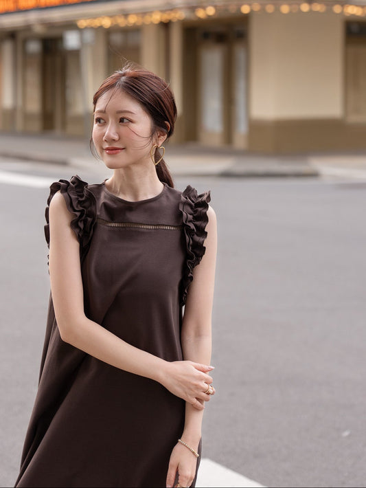 リラックスフリルワンピース【COOLMAX】