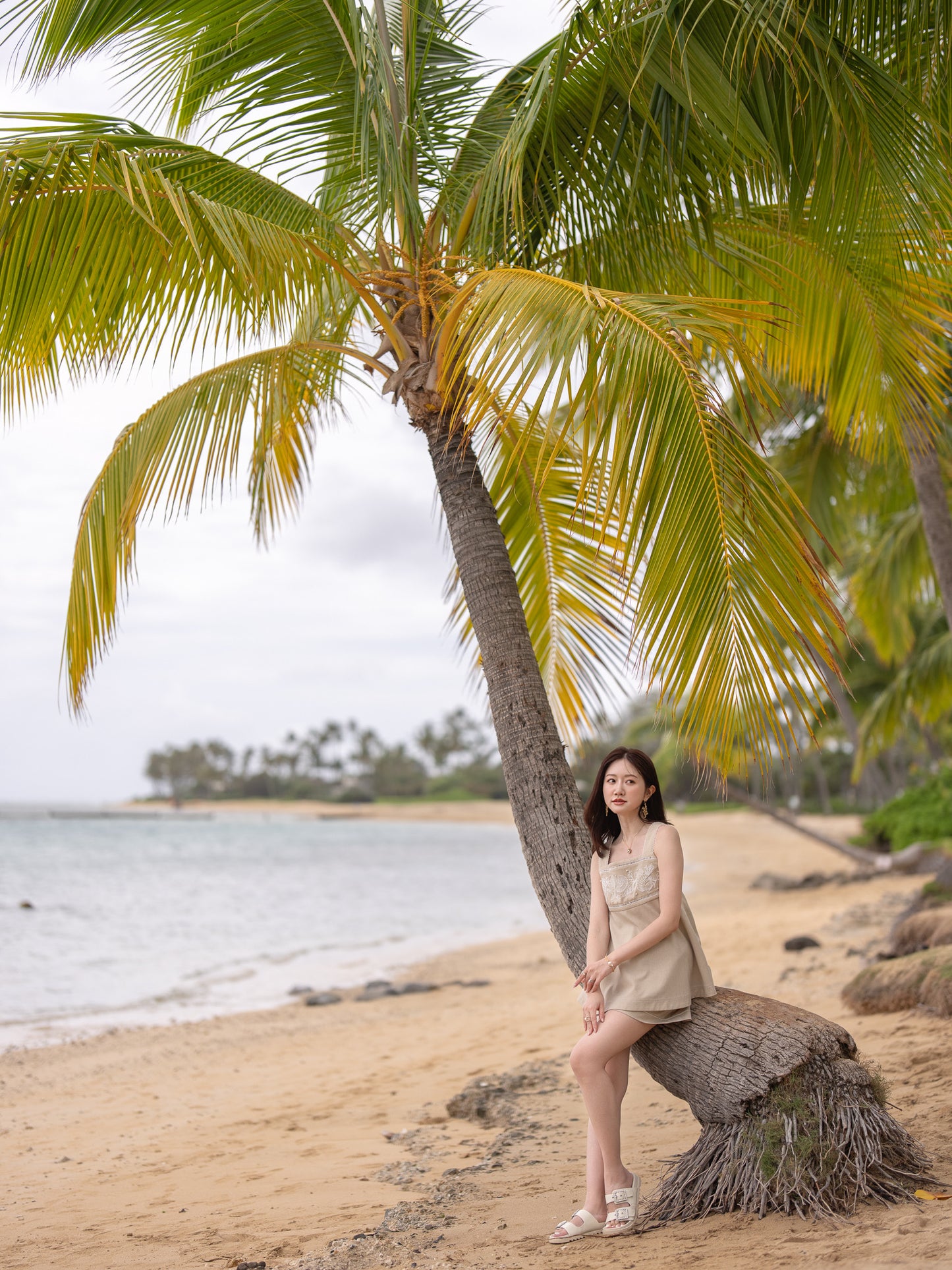 ハシゴレースリラックスショートパンツ【リサイクルポリエステル】