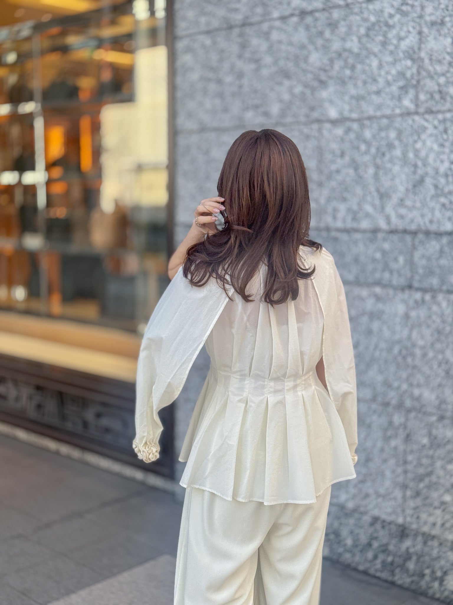 Ayaneコラボ】2WAY UVケープブラウス【リサイクルナイロン】 – Maison