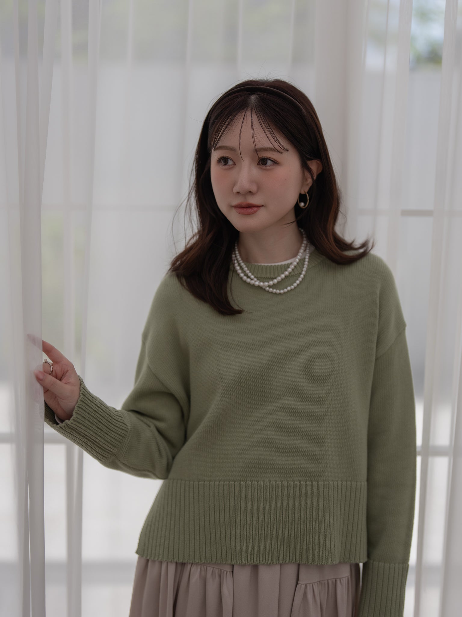 メゾンエシェル　スタンダードニットマフラー【オーガニックコットン】 Organic Cotton – Maison Echelle