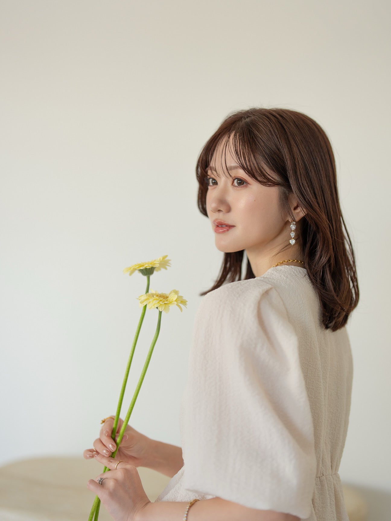 ポコポコペプラムブラウス【リサイクルポリエステル】