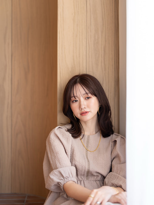 ポコポコペプラムブラウス【リサイクルポリエステル】