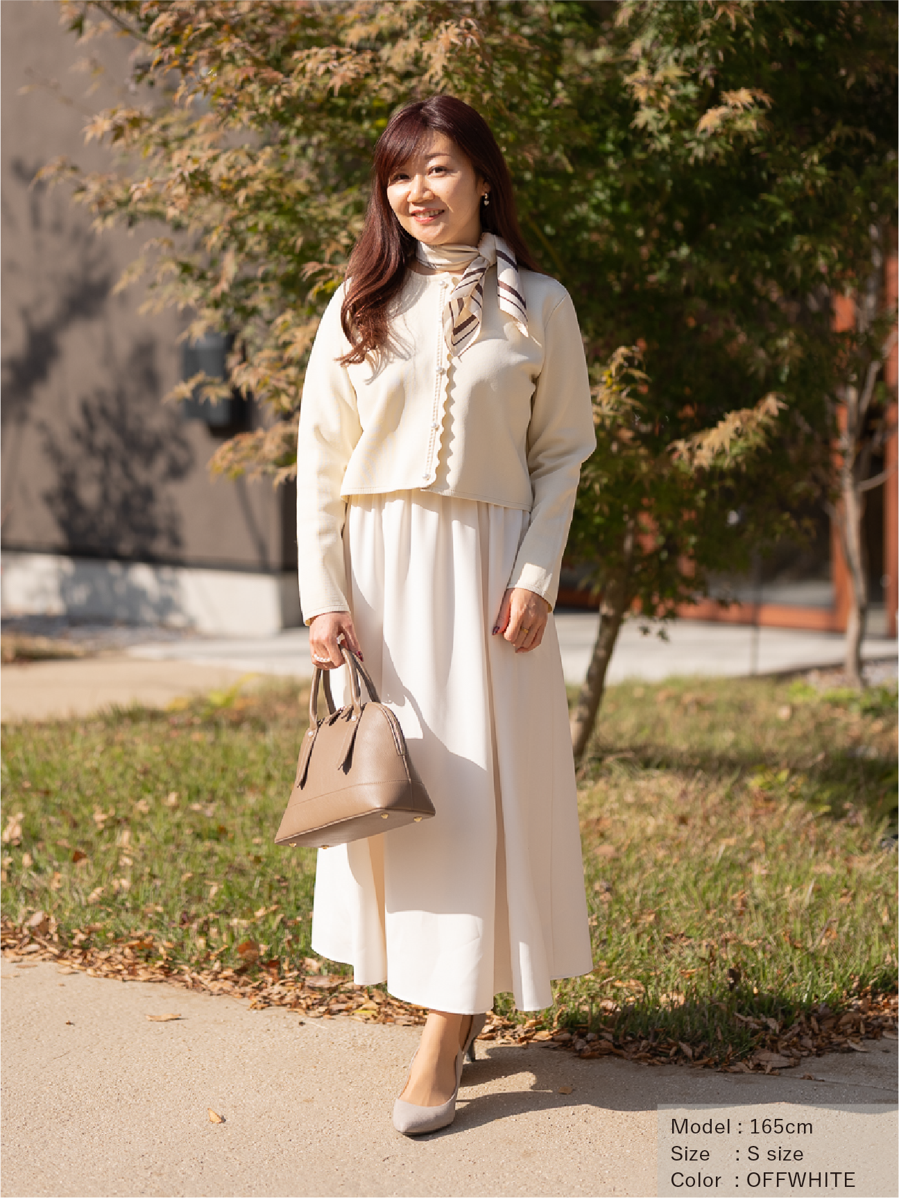 トラペーズネックフライスドッキングワンピース【オーガニックコットン】