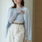 ハシゴトリムカーディガン